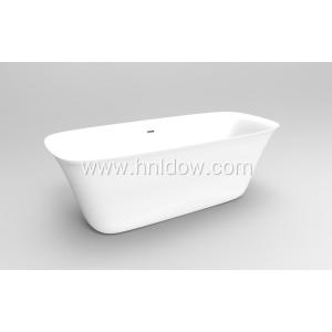 Onepiece Solid Surface Fancy Freestanding Oval Bath Tub